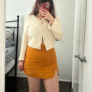 Dynamite Orange Skirt